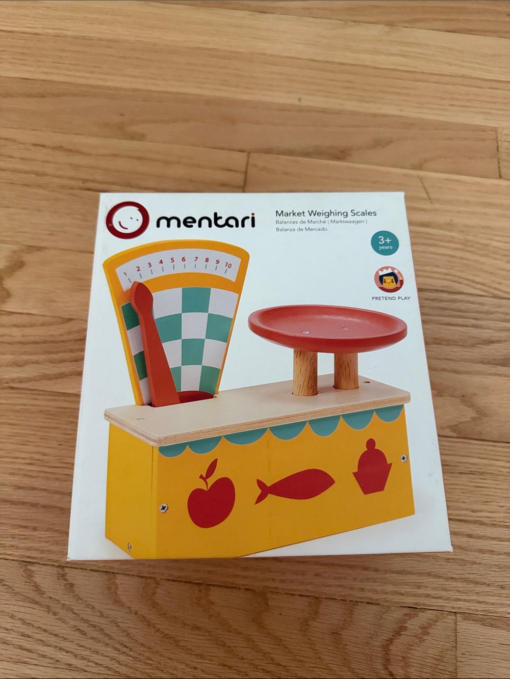 Mentari Yellow Market Weighing Scales Toy for Kids